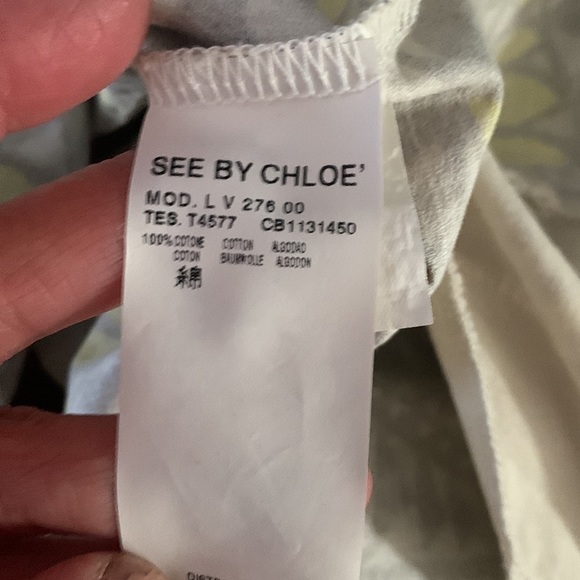 See by Chloe cotton swing style dress…size 4 - Picture 5 of 5